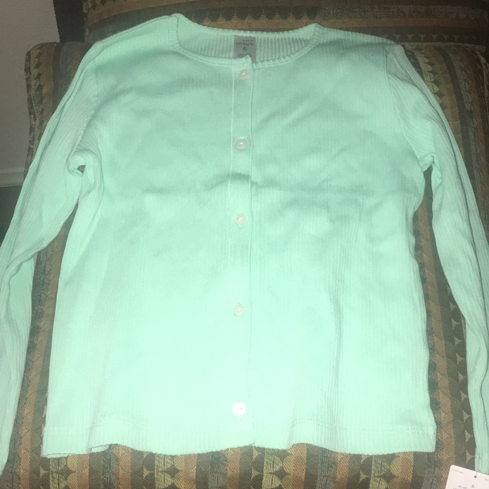 Carters turquoise cardigan for little girls